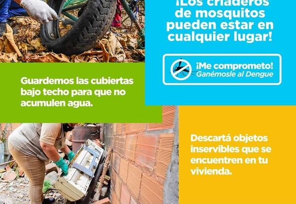 Recuerdan eliminar criaderos de mosquitos