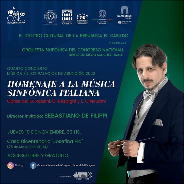 Nuevo concierto de "Música en los Palacios" con homenaje a Italia - .::Agencia IP::.
