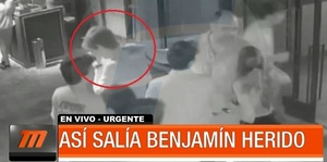 Revelan imágenes previas y posteriores a la agresión contra Benjamín Zapag