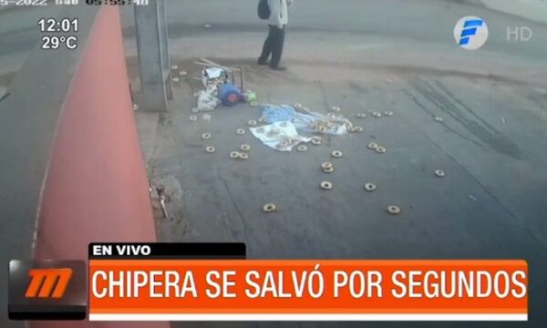 Chipera se salvó de milagro por segundos | Telefuturo