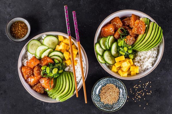 Prepará tu propio Poke Bowl en casa