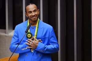 Lewis Hamilton recibe la ciudadanía honorífica de Brasil
