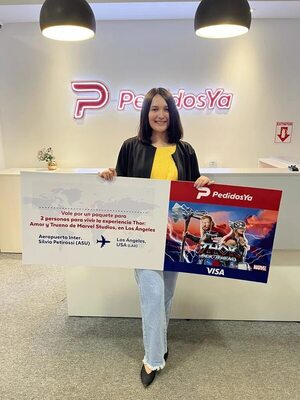 PedidosYa y VISA llevan a ganadora a Los Ángeles - Empresariales - ABC Color