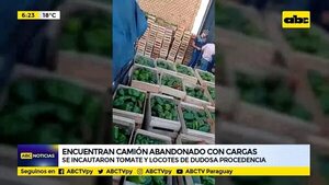 Encuentran camión abandonado con cargas - ABC Noticias - ABC Color