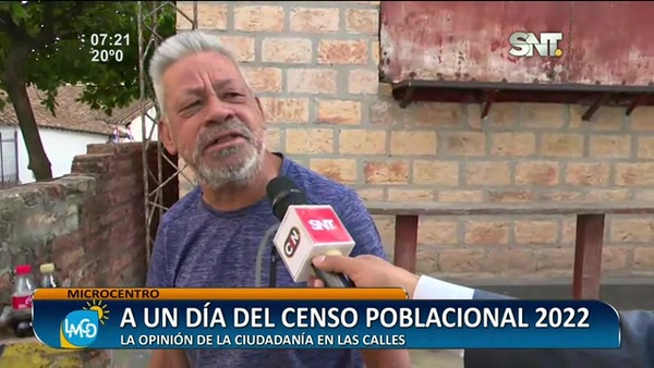 A un día del Censo Poblacional 2022 - SNT