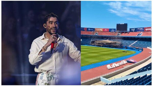 Preparan el escenario para Bad Bunny en la Nueva Olla