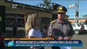 Recomendaciones de la Patrulla Caminera para el día del Censo - SNT