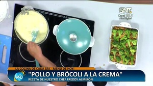 Bloque Cocina de la Mañana de Cada Día: "Pollo y brócoli a la crema" - SNT