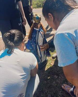 Hallan imagen de la Virgen de Caacupé bajo un puente en Borja – Prensa 5