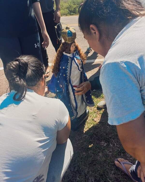 Hallan imagen de la Virgen de Caacupé bajo un puente en Borja – Prensa 5