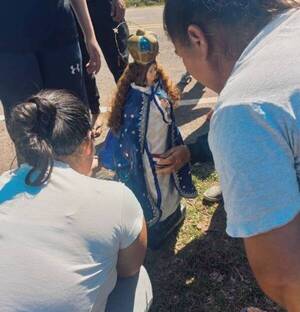 Crónica / Encuentran bien "escondidita" a una imagen de la virgencita de Caacupé