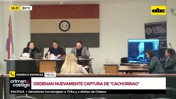 Ordenan nuevamente captura de ‘’Cachorrao’' - Crimen y castigo - ABC Color