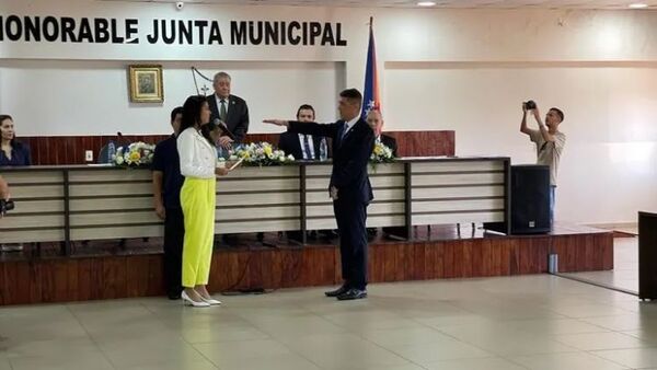 Asume nuevo intendente de Pedro Juan Caballero Ronald Acevedo