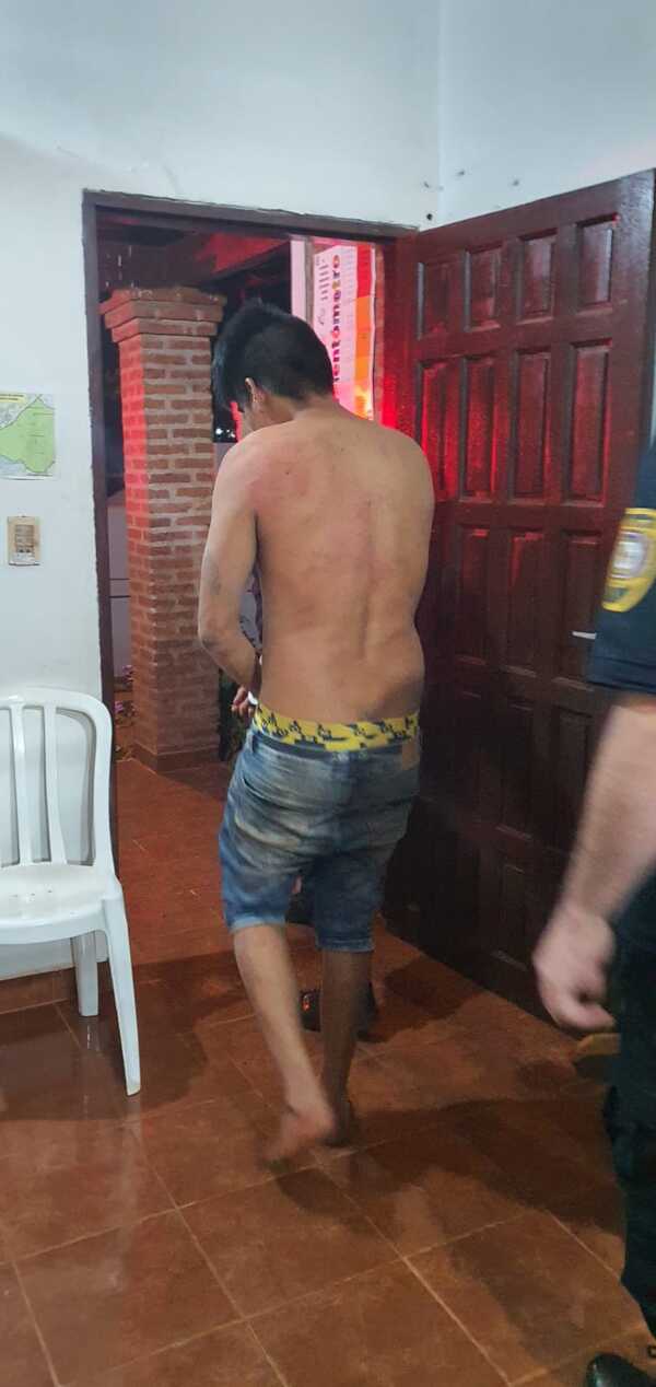 Hombre preso tras sup. agredir a su pareja y su hermana en Chaipé