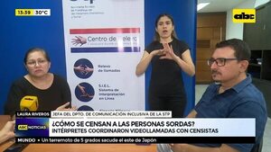 ¿Cómo se censan a las personas sordas? - ABC Noticias - ABC Color