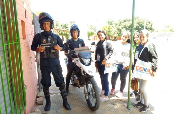 Policías acompañan a censistas en asentamientos de Luque •