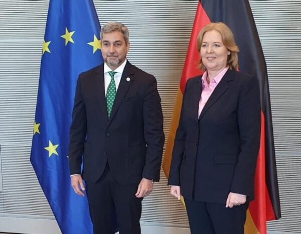 Paraguay y Alemania coinciden en mayor cooperación contra crimen organizado y lograr acuerdo Mercosur-UE