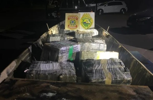 Incautan importante carga de marihuana en río Paraná