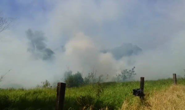 Bomberos sofocaron incendio en un patio baldío abandonado en barrio Obrero - Radio Imperio