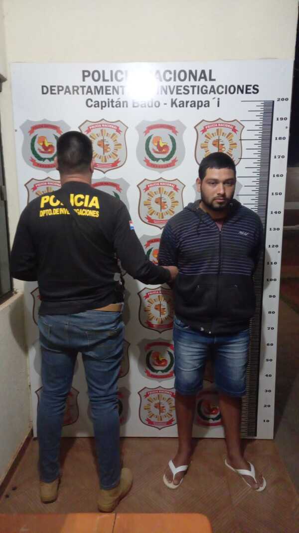 Detienen en Capitán Bado a supuesto asesino a sueldo