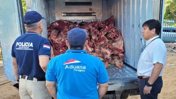 Incautan cerca de 2.500 kilos de carne en Villeta - Paraguaype.com