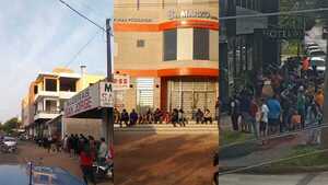 Furor por Guaireña vs. Cerro en Encarnación, cuadras de fila en espera por entradas