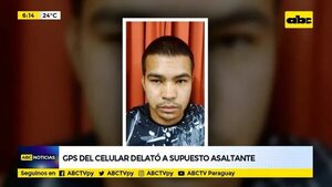 GPS del celular delató al supuesto asaltante - ABC Noticias - ABC Color