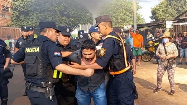 Violento desalojo en Ciudad del Este deja varios detenidos
