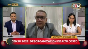 Censo 2022: Desorganización de alto costo - C9N
