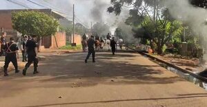 Tormentoso desalojo en CDE con varios heridos