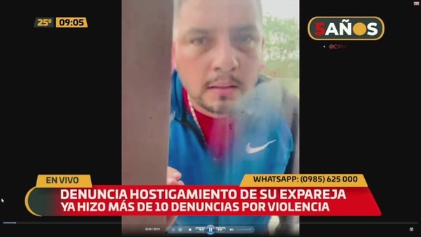Denuncia hostigamiento de su expareja - C9N