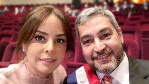 Silvana se puso romántica en el cumple de Marito Abdo Benítez
