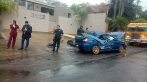 Triple choque deja varias personas lesionadas en Asunción