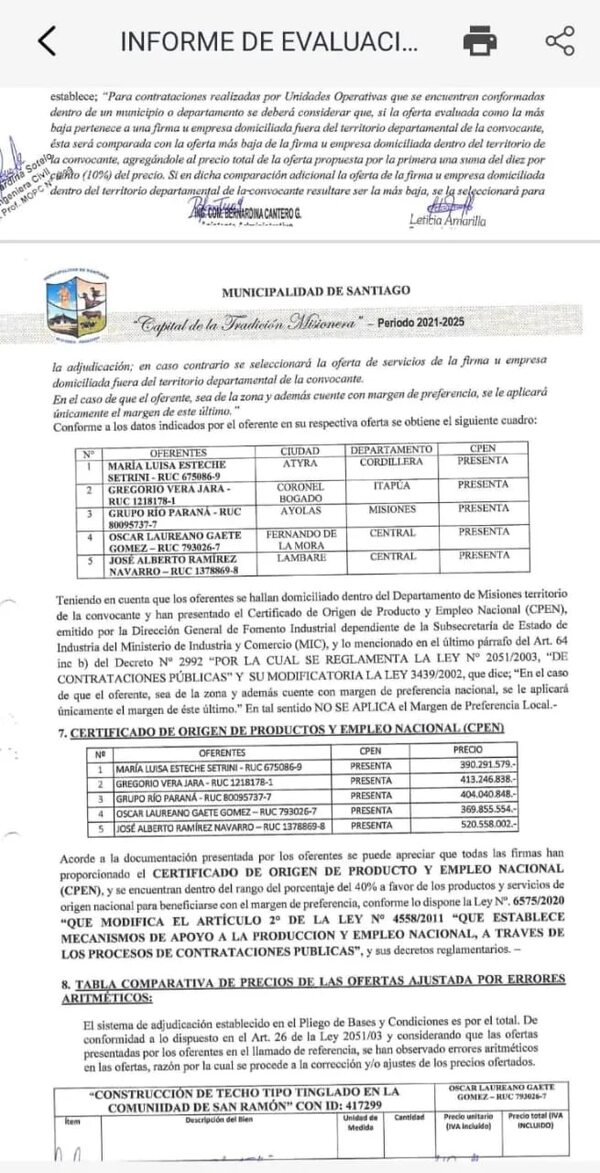 DNCP hace caso omiso a protesta presentada, denuncian - Nacionales - ABC Color