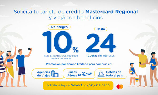 El viaje de tus sueños con Banco Regional y MasterCard