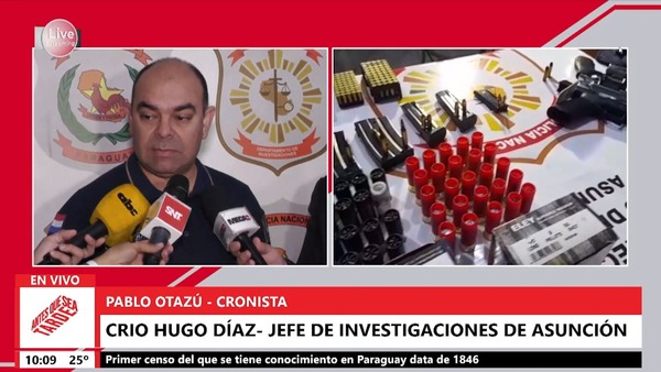 Revocan permisos de tenencia y portación de armas a exconvicto: Jefe policial dijo que es mejor prevenir un mal mayor - Megacadena — Últimas Noticias de Paraguay