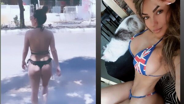 Famosas esperaron con poca ropa a los censistas