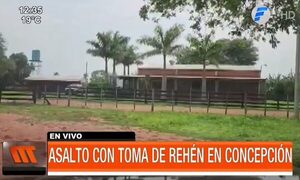 Asalto con toma de rehén en Concepción | Telefuturo