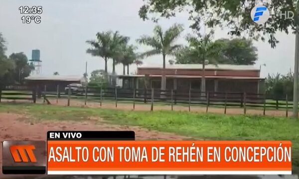 Asalto con toma de rehén en Concepción | Telefuturo