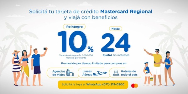 El viaje de tus sueños con Banco Regional y MasterCard