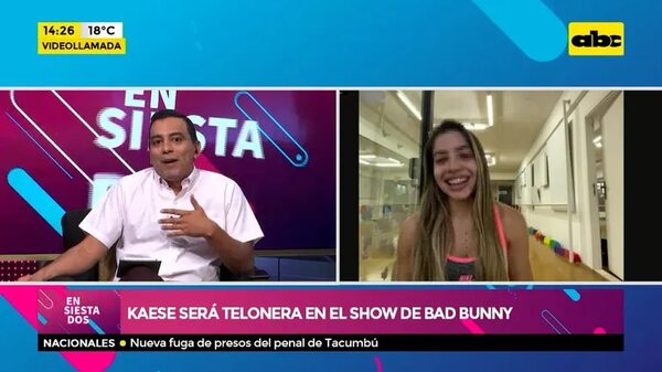 Kaese será telonera en el show de Bad Bunny - Ensiestados - ABC Color