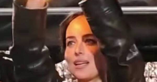 La Nación / Dakota Johnson deslumbró en su paso por Buenos Aires