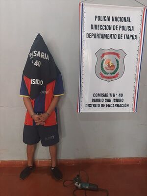 Detienen a Stroessner” por hurtar una amoladora de su patrón