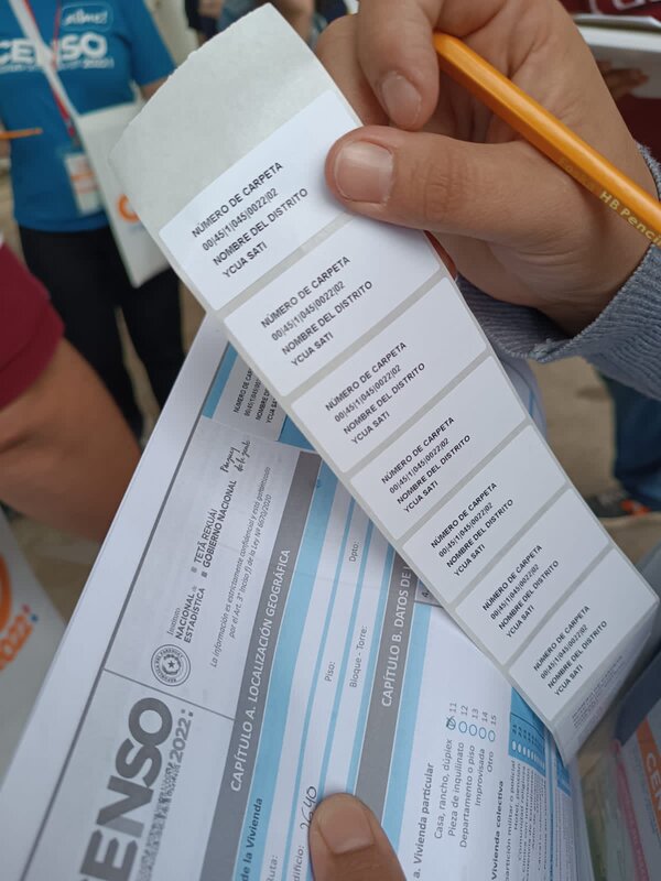 Inició operativo de recuperación de datos del Censo 2022 en Asunción - .::Agencia IP::.