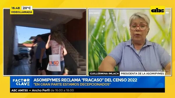 ASOMIPYMES reclama ‘’fracaso’' del Censo 2022 - Factor Clave - ABC Color