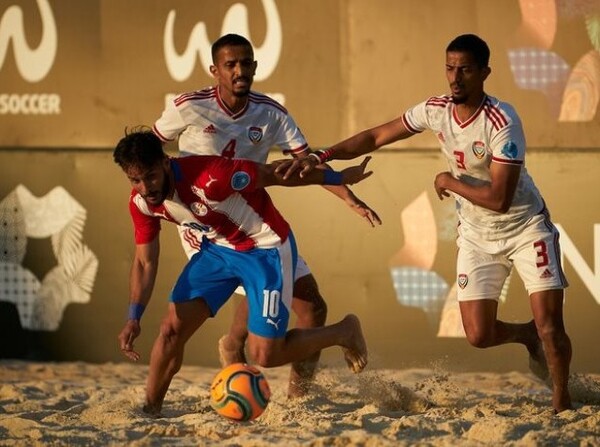 Fútbol Playa: La Albirroja Pynandi golea a Emiratos Árabes Unidos - ADN Digital