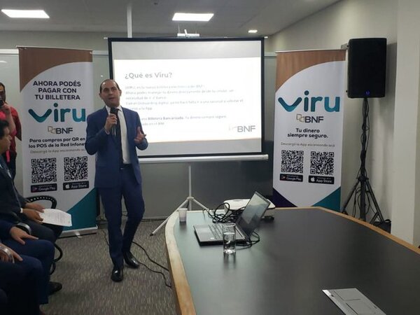 Viru, la billetera electrónica del BNF que se lanzó al mercado