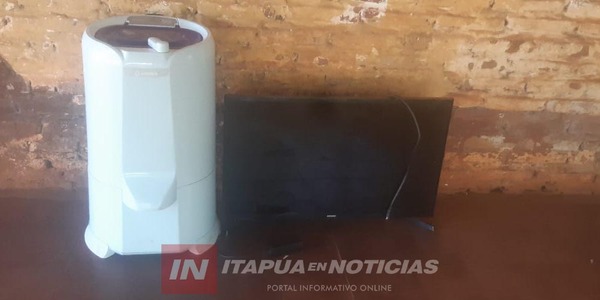 RECUPERARON OBJETOS HURTADOS DE UNA CASA