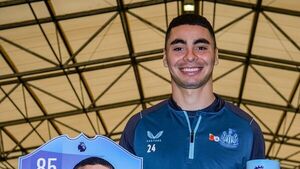 La felicidad de Miguel Almirón tras ser elegido jugador del mes