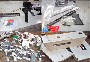 Incautan piezas de armas en aeropuerto | 1000 Noticias